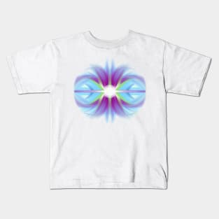 Paint abstract galaxy modern blue Kids T-Shirt